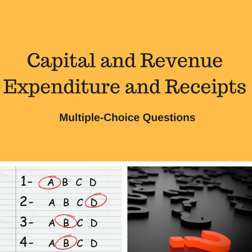 Capital and Revenue Receipts Multiple Choice Questions Image.