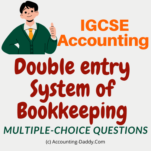 Double Entry System MCQ